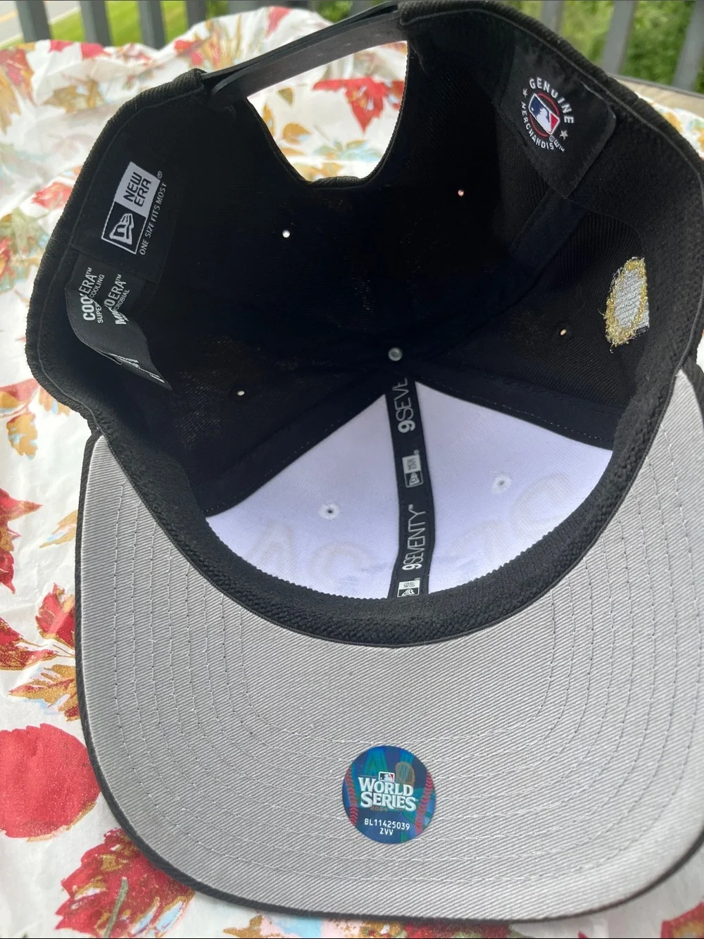 New Era LA Dodgers 2024 Champions Hat - White/Black/Gold